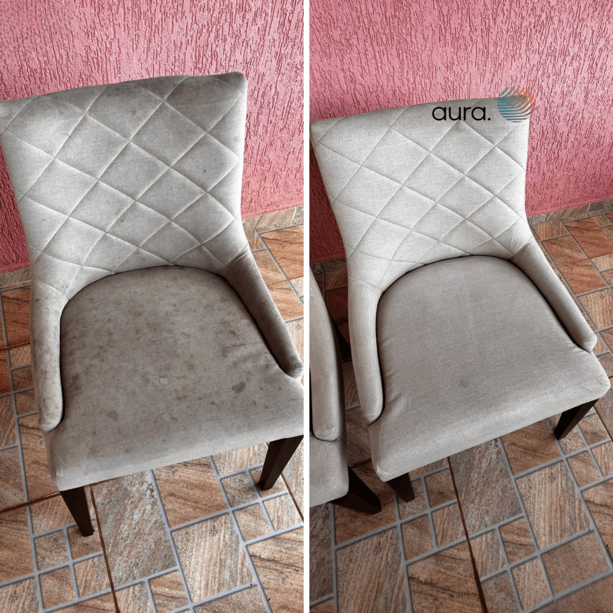 Higienização de cadeira.