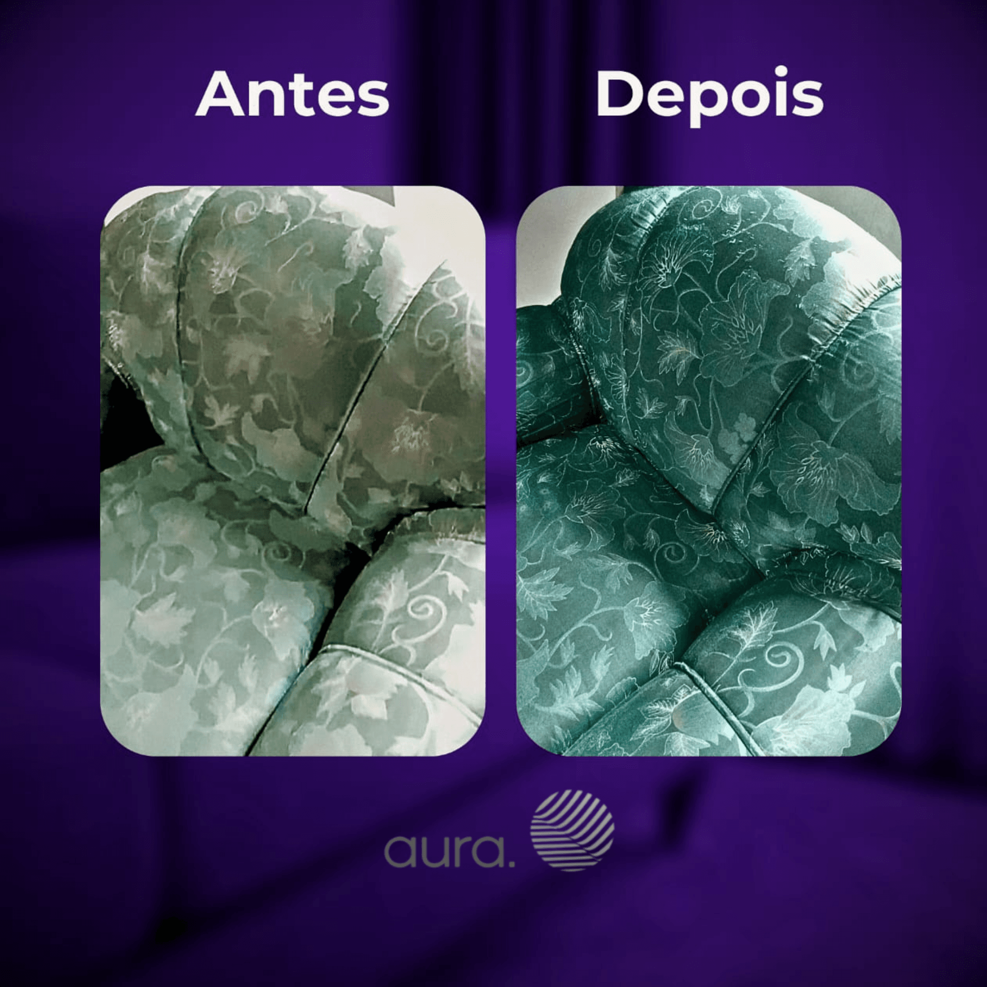 Limpeza de estofado.